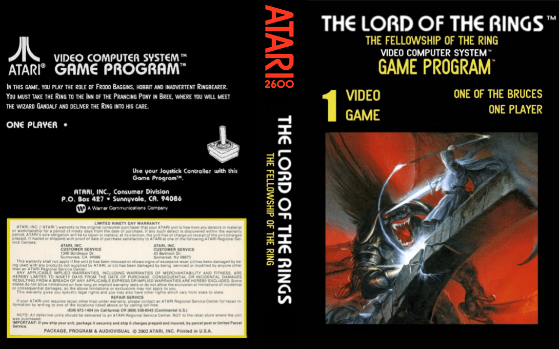 Lord Of The Rings - The Fellowship Of The Ring, The — box-texture (US)