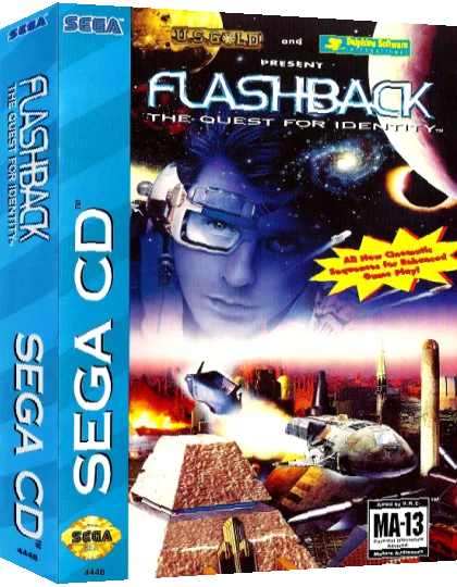 Flashback - The Quest for Identity — box-3D (US)
