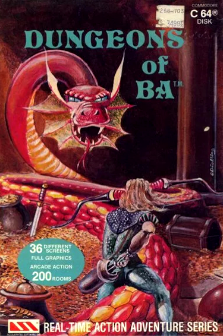 Dungeons of Ba box art