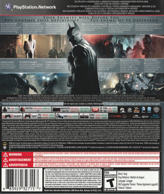 Batman - Arkham Origins — box-2D-back (US)