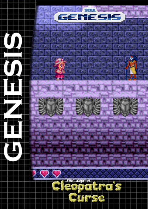 Jessie Jaeger In Cleopatra's Curse — box-2D (SS)