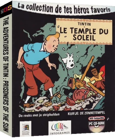 Adventures Of Tintin, The - Prisoners Of The Sun — box-3D (EU)