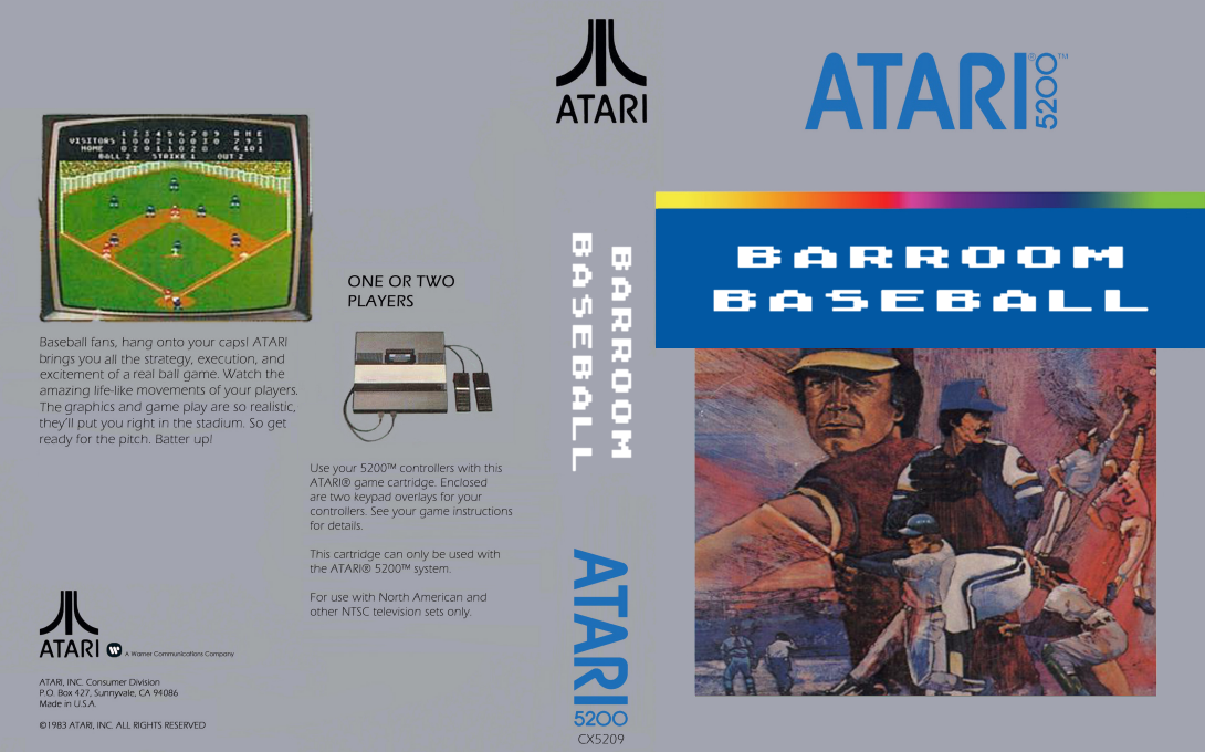 Barroom Baseball — box-texture (WOR)