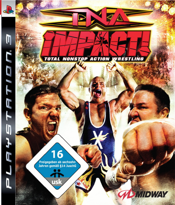 TNA Impact! Total Nonstop Action Wrestling — box-2D (DE)