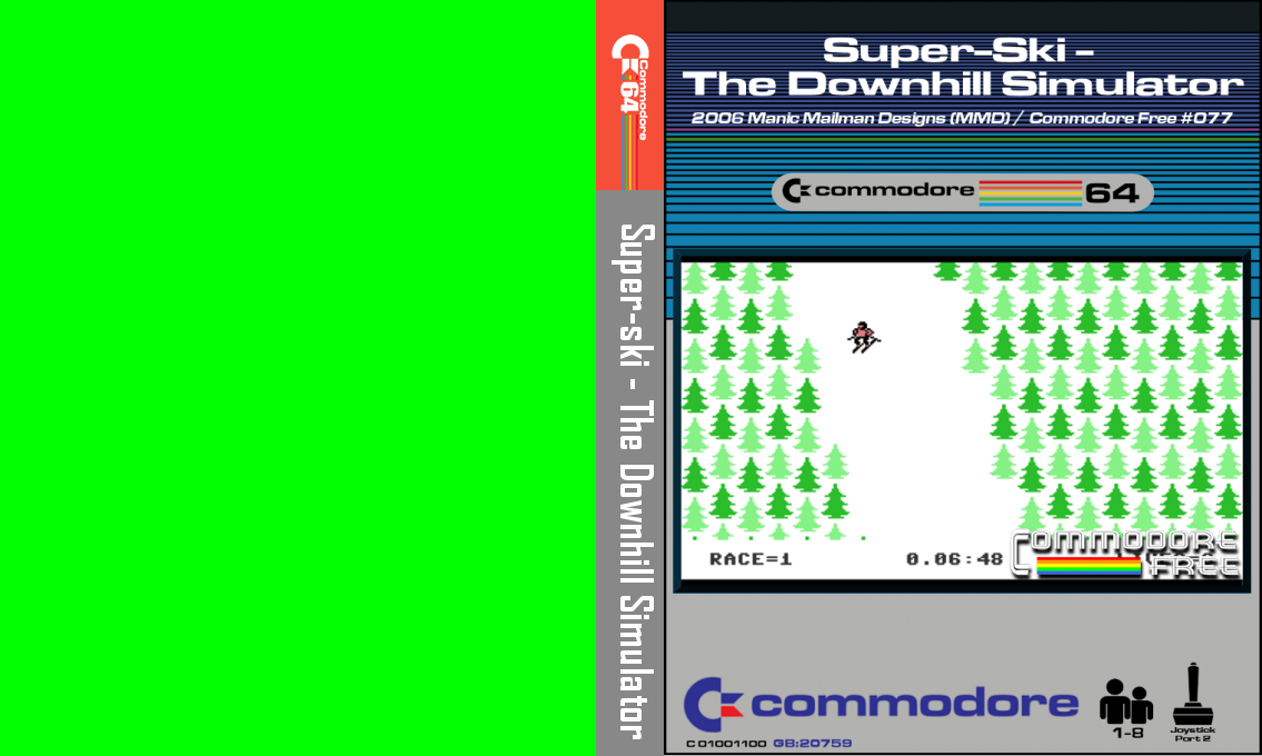 Super-Ski : The Downhill Simulator — box-texture (CUS)