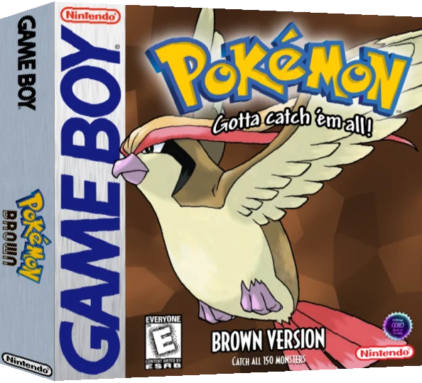 Pokemon - Brown Version — box-3D (WOR)