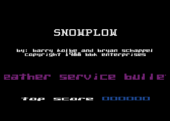 Snowplow — sstitle (WOR)