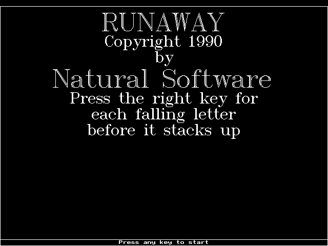 Runaway box art