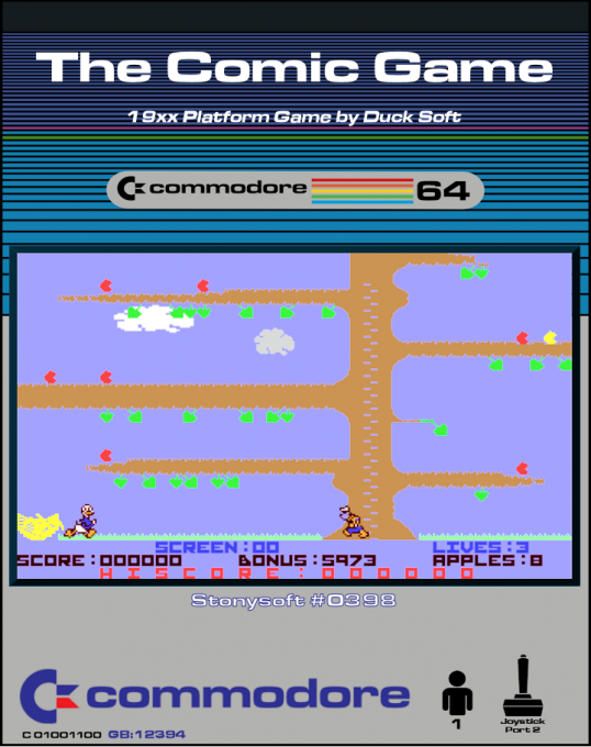 The Comic Game box art