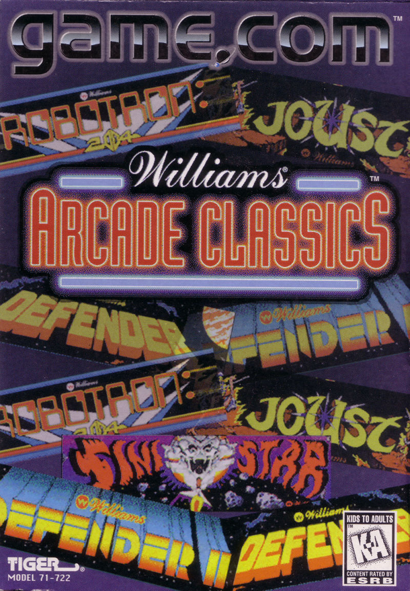 Williams Arcade Classics box art