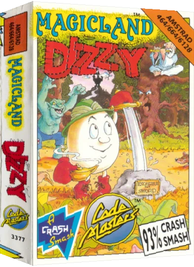 Dizzy 4 - Magicland Dizzy — box-3D (EU)