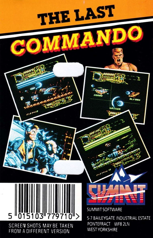 Last Commando, The — box-2D-back (EU)