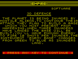 3D Defence — sstitle (WOR)