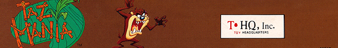 Taz-mania — box-2D-side (EU)