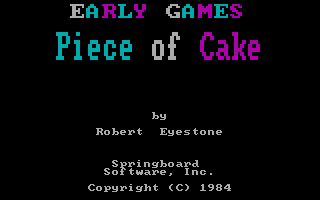 Piece of Cake box art