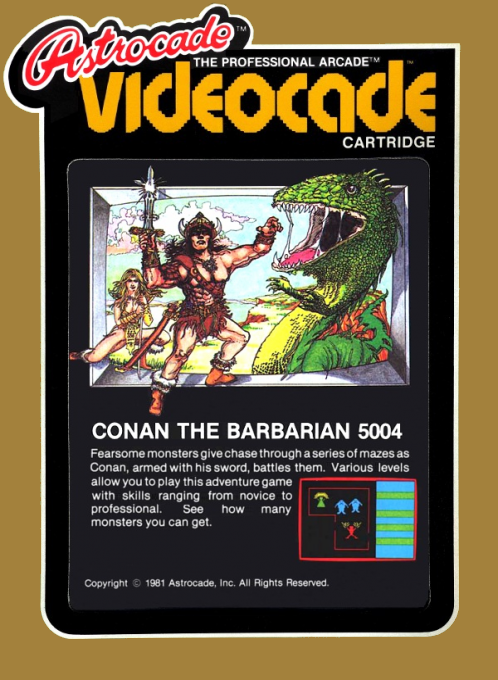 Conan The Barbarian box art