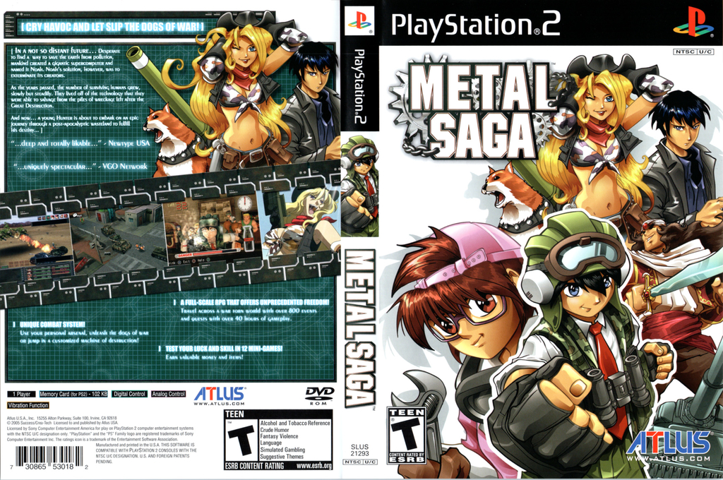 Metal Saga — box-texture (US)