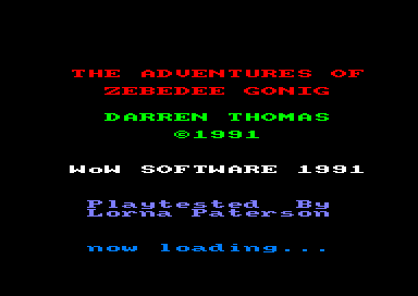 Adventures Of Zebedee Gonig, The — sstitle (EU)