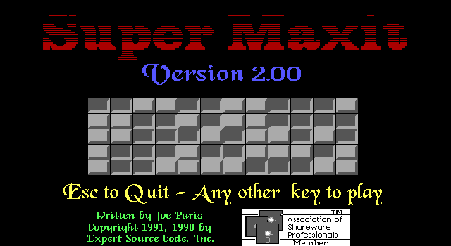 Super Maxit — sstitle (WOR)