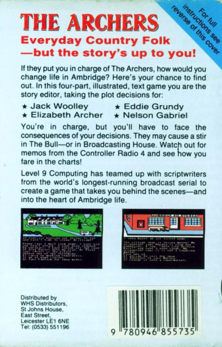 Archers, The — box-2D-back (EU)