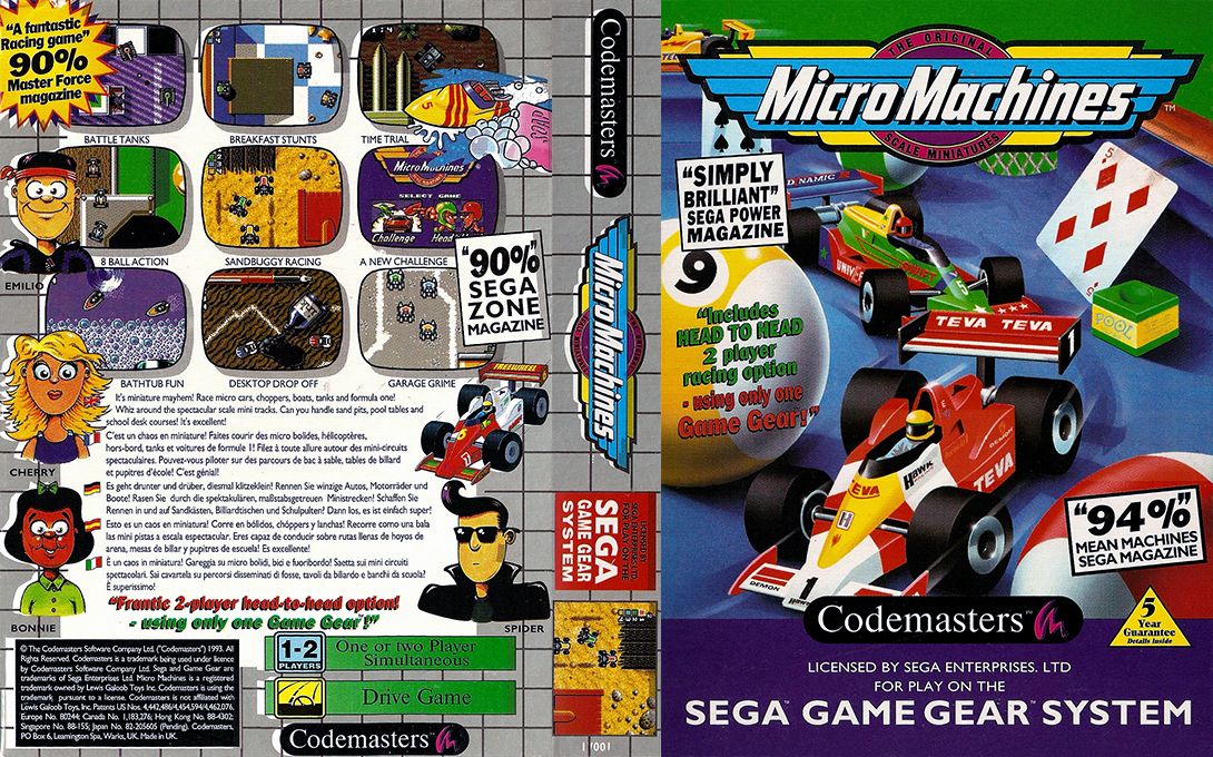Micro Machines — box-texture (EU)
