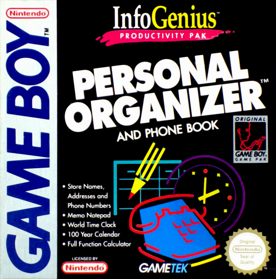 ZZZ:Infogenius Systems - Personal Organizer With Phone Book — box-2D (EU)