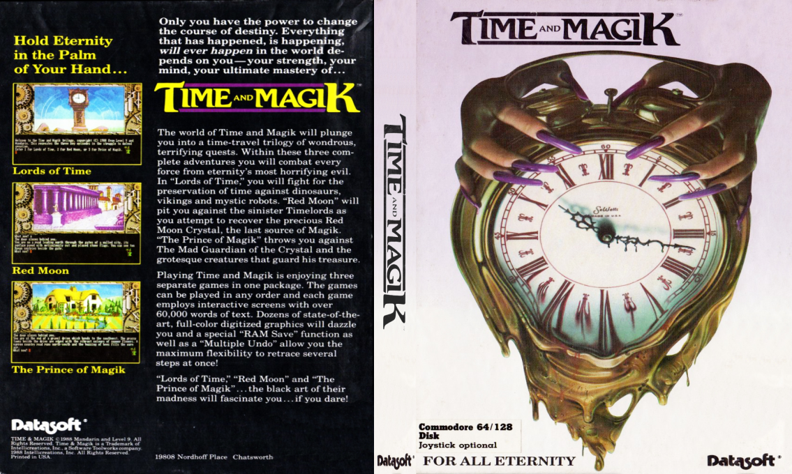 Time and Magik - The Trilogy — box-texture (US)