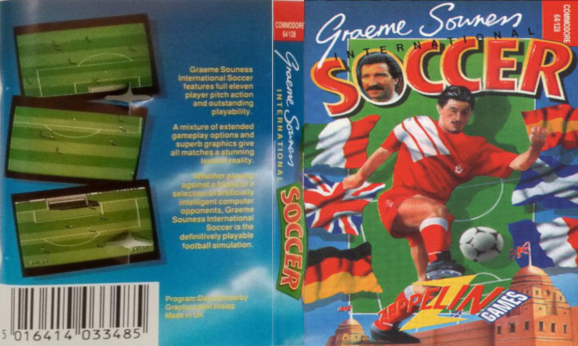 Graeme Souness International Soccer — box-texture (EU)