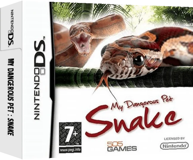 My Dangerous Pet - Snake — box-3D (EU)