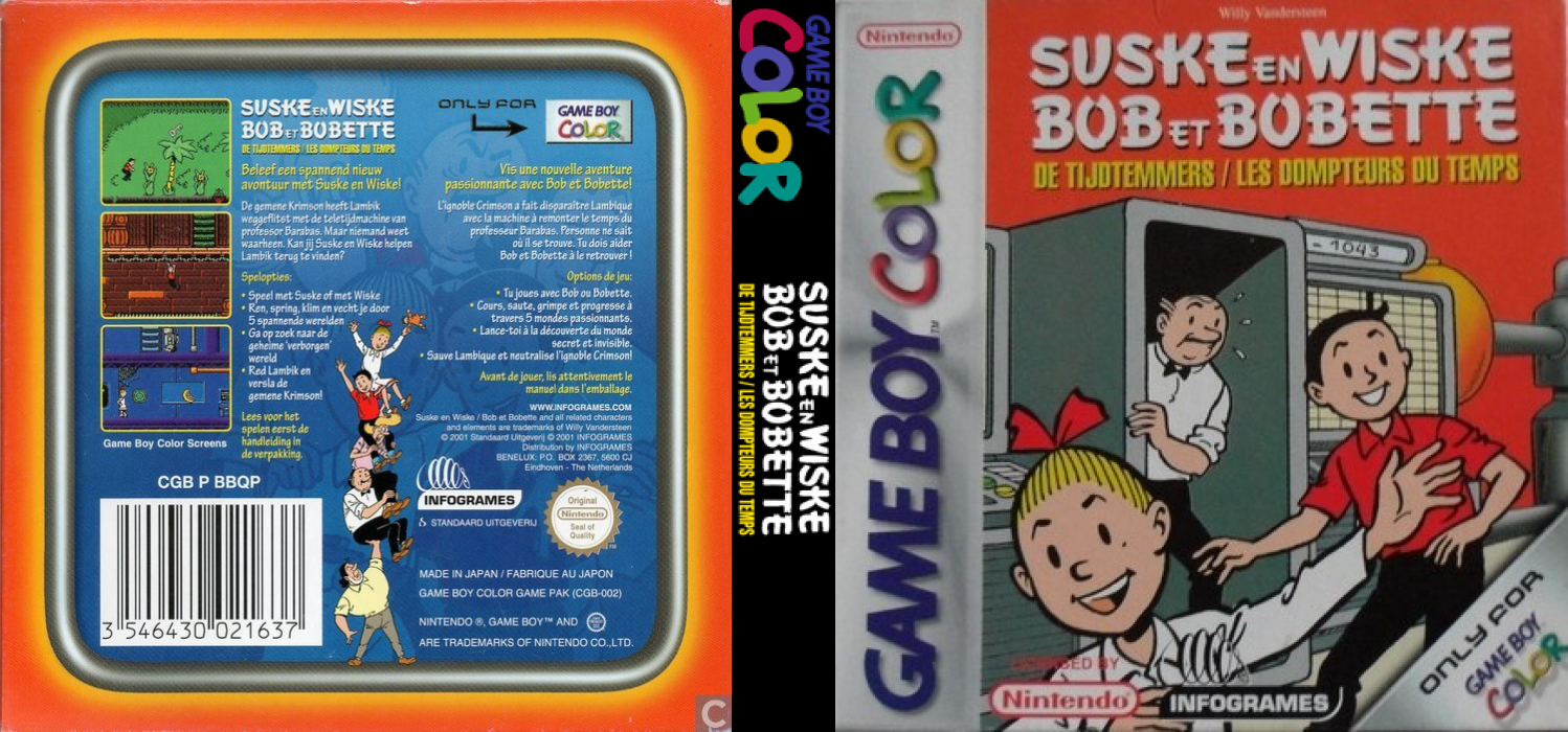 Bob Et Bobette - Les Dompteurs Du Temps — box-texture (EU)