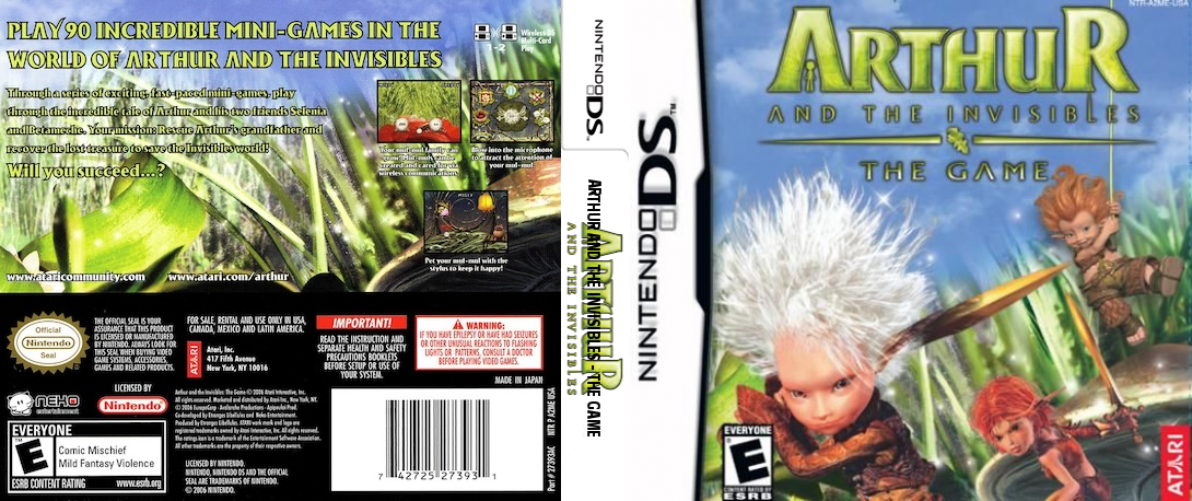 Arthur and the Minimoys — box-texture (US)