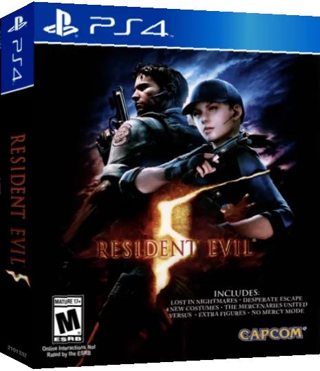Resident Evil 5 — box-3D (US)