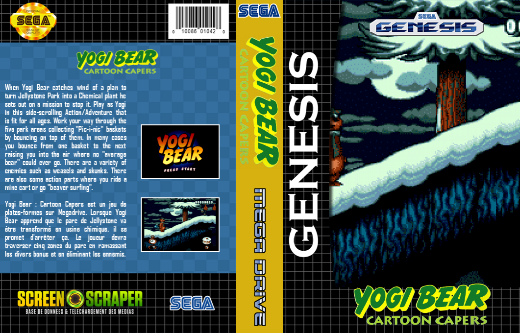Yogi Bear - Cartoon Capers — box-texture (SS)