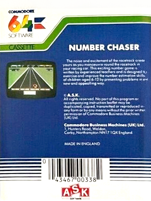 Number Chaser — box-2D-back (EU)