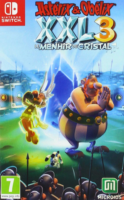 Asterix & Obelix XXL3: The Crystal Menhir — box-2D (FR)