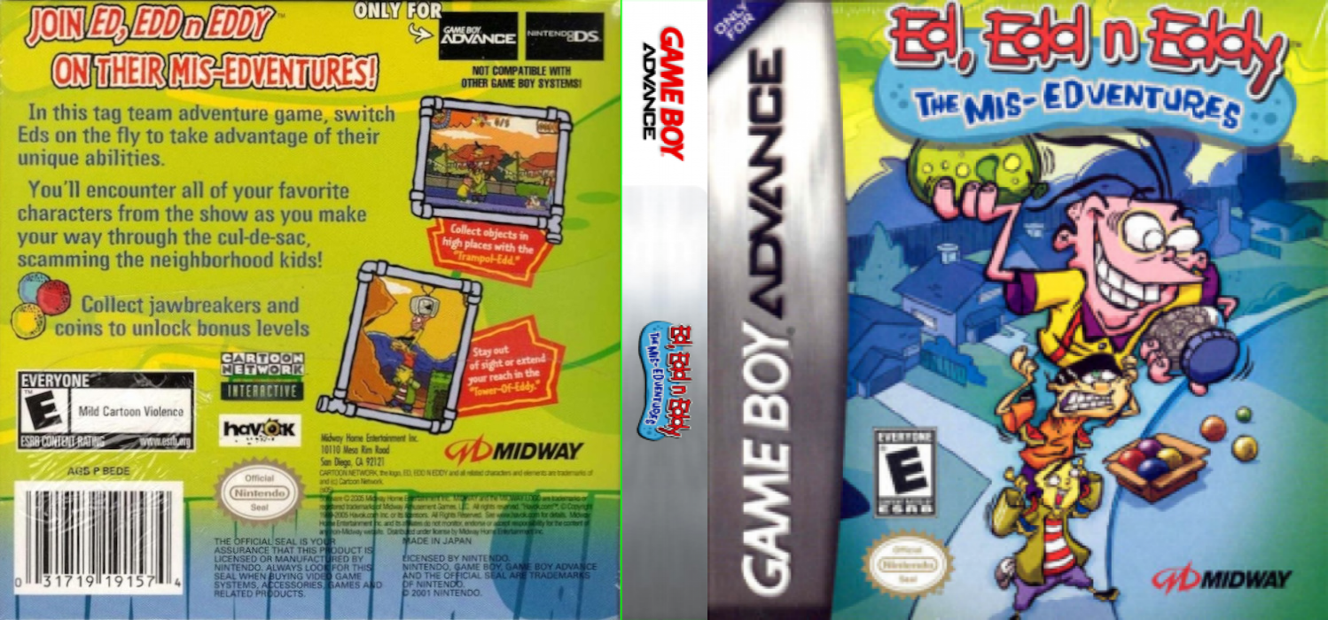 Ed Edd'n Eddy - The Mis-edventures — box-texture (US)
