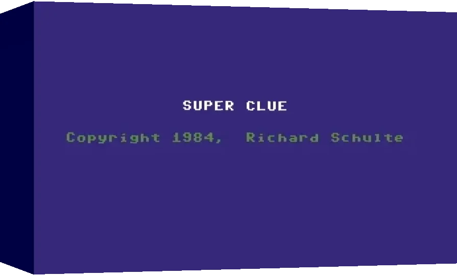 Super Clue — box-3D (WOR)