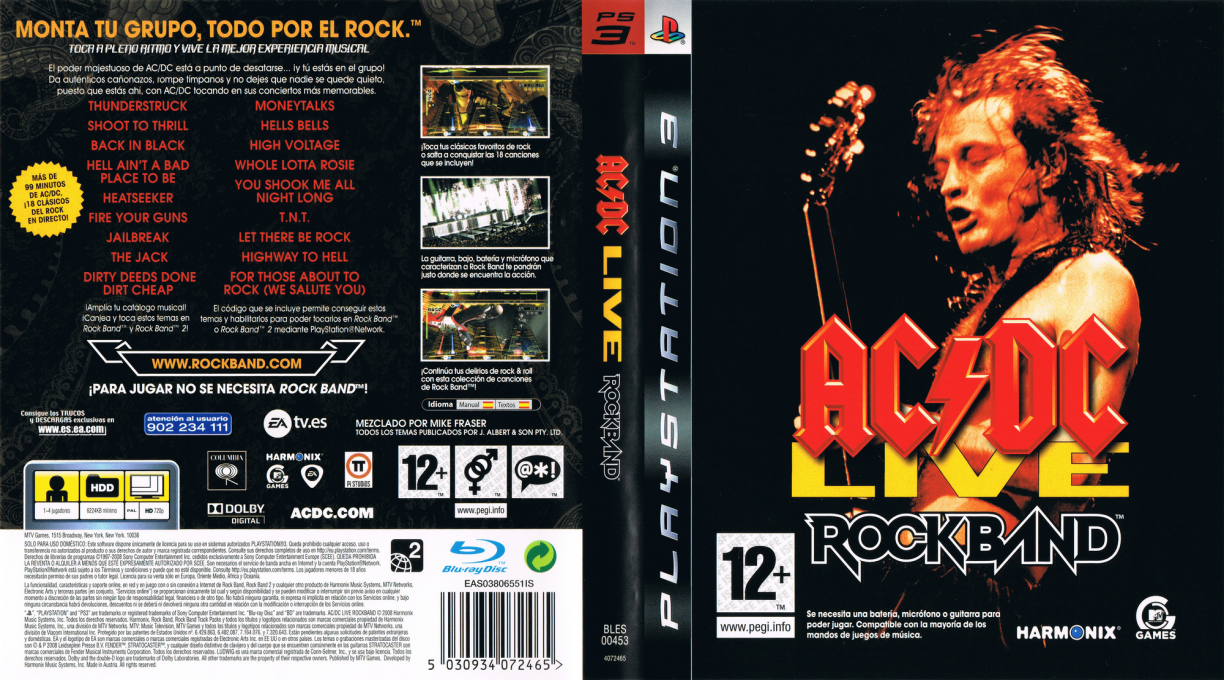 AC-DC Live - Rock Band — box-texture (EU)
