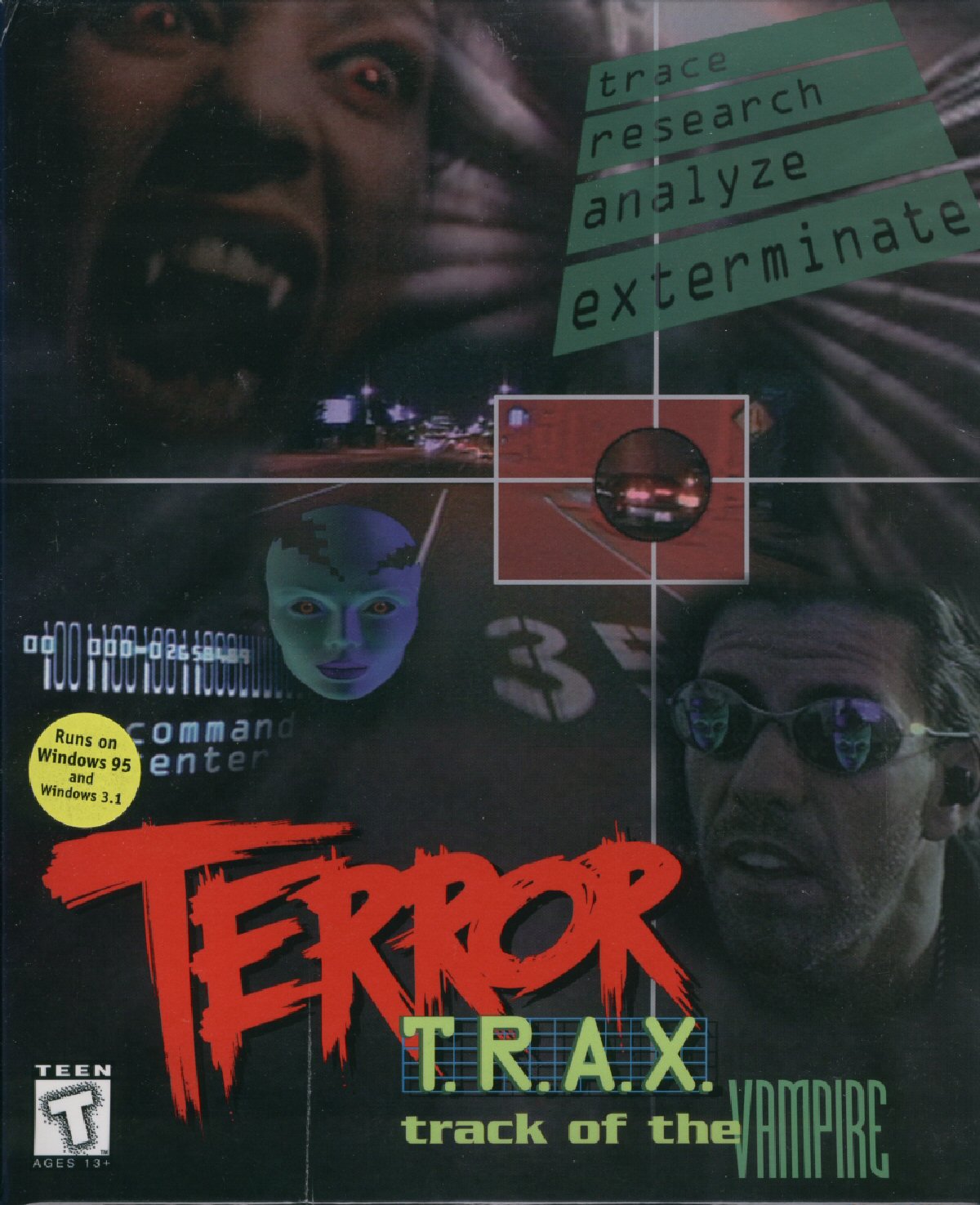 Terror T.R.A.X.: Track of the Vampire box art