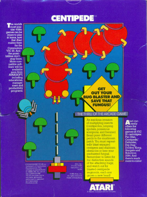Centipede — box-2D-back (US)