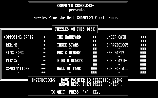 Dell Crossword Puzzles Volume 3 — sstitle (US)