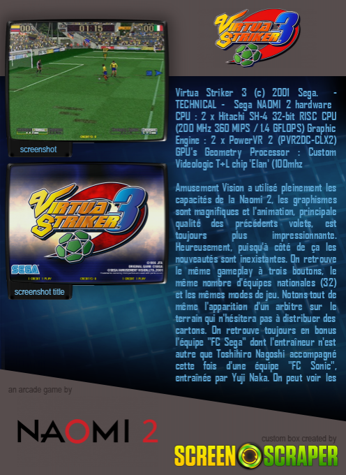 Virtua Striker 3 — box-2D-back (SS)