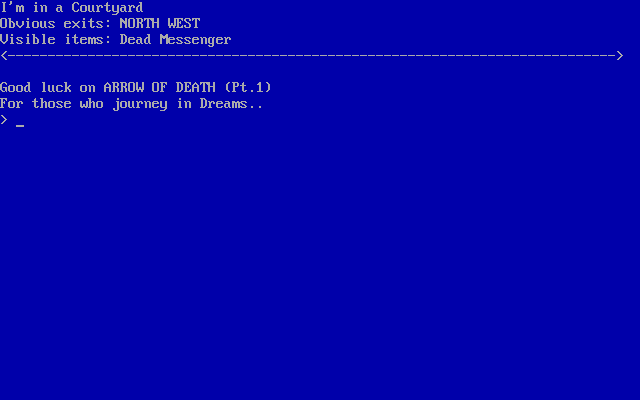 Arrow of Death: Part I — ss (WOR)