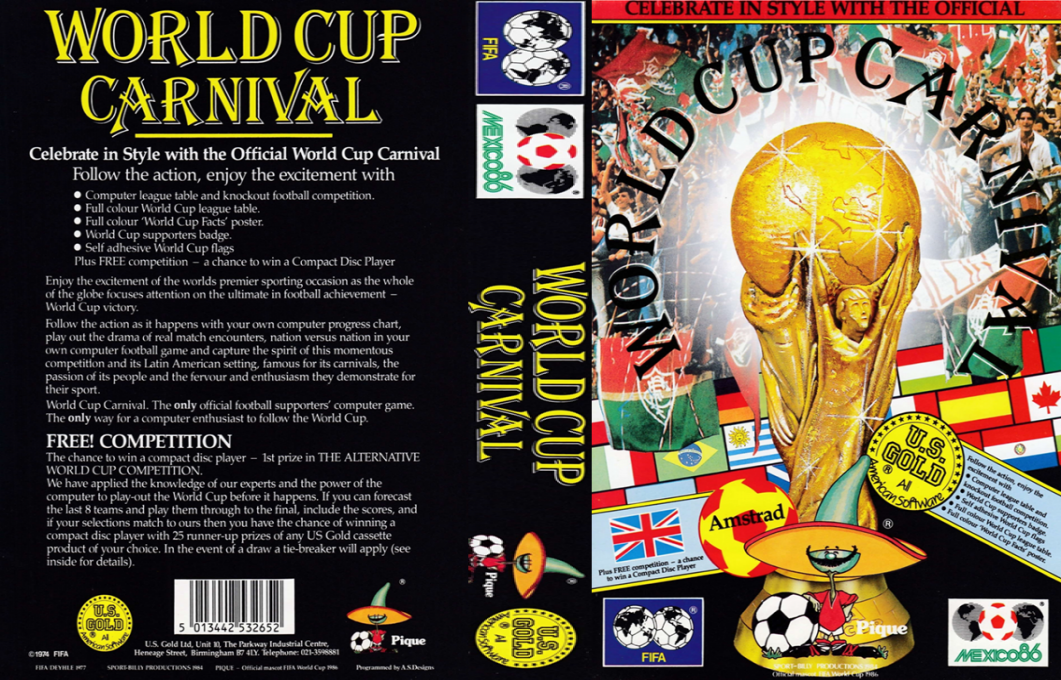 World Cup Carnival - Mexico '86 — box-texture (EU)