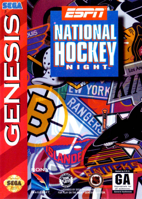 Espn National Hockey Night box art