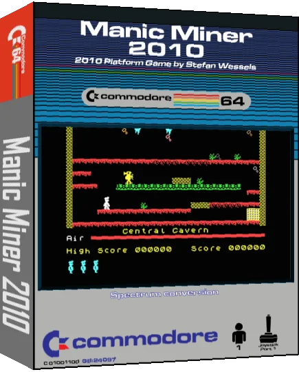 Manic Miner 2010 — box-3D (CUS)
