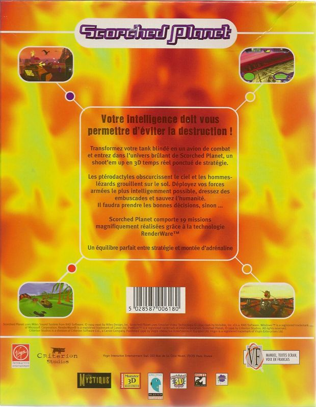 Scorched Planet — box-2D-back (FR)