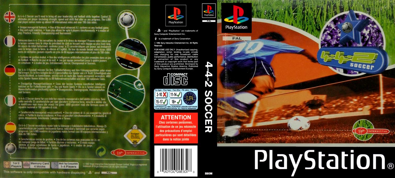 4-4-2 Soccer — box-texture (EU)