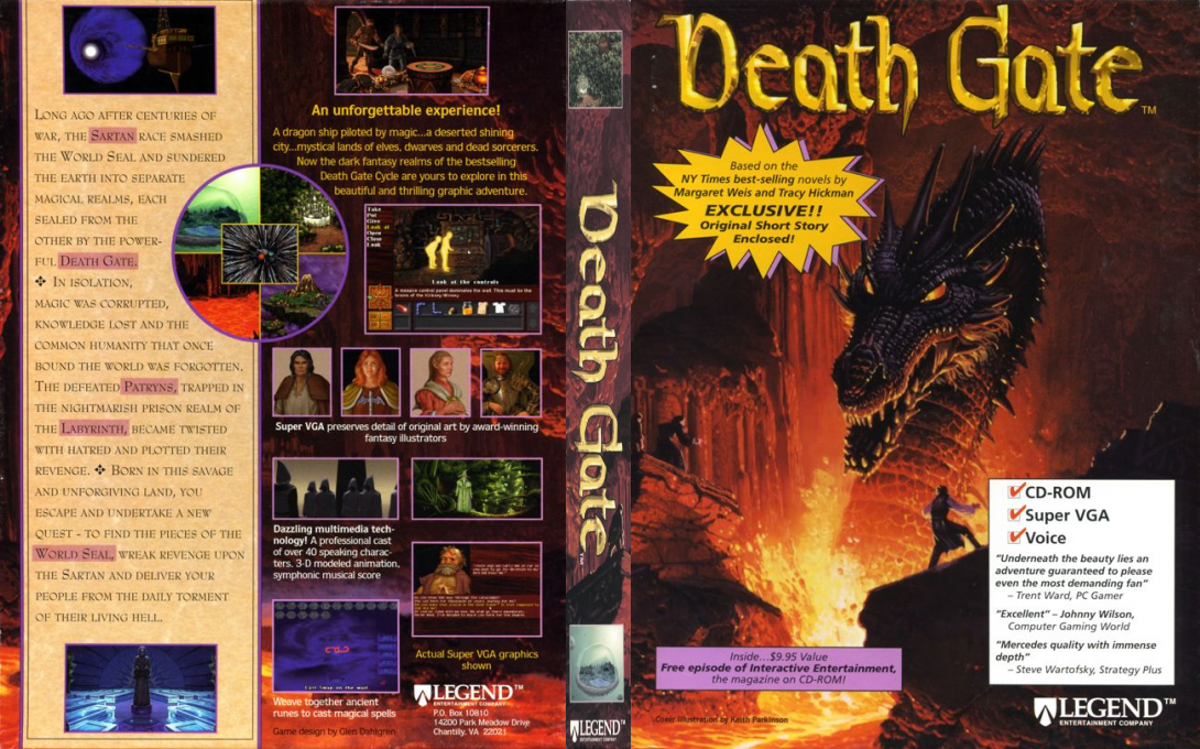 Death Gate — box-texture (US)