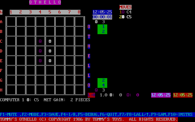 Tommy's Othello — ss (WOR)